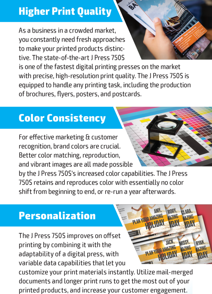 Fujifilm J Press 750S Valley Print Logistics